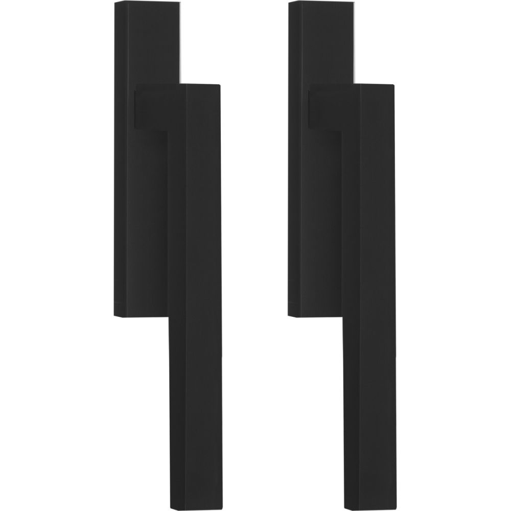 Formani Square LSQ231PAY hefschuifdeurbeslag paarsgewijze set PC69 - mat zwart