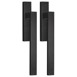 Formani Square LSQ231PAY hefschuifdeurbeslag paarsgewijze set PC69 - PVD mat zwart