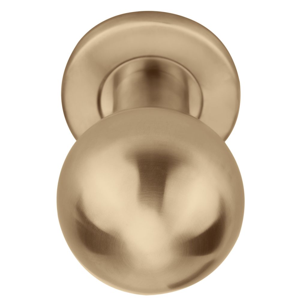 Formani Basics LB501V voordeurknop vast op rozet - PVD licht brons