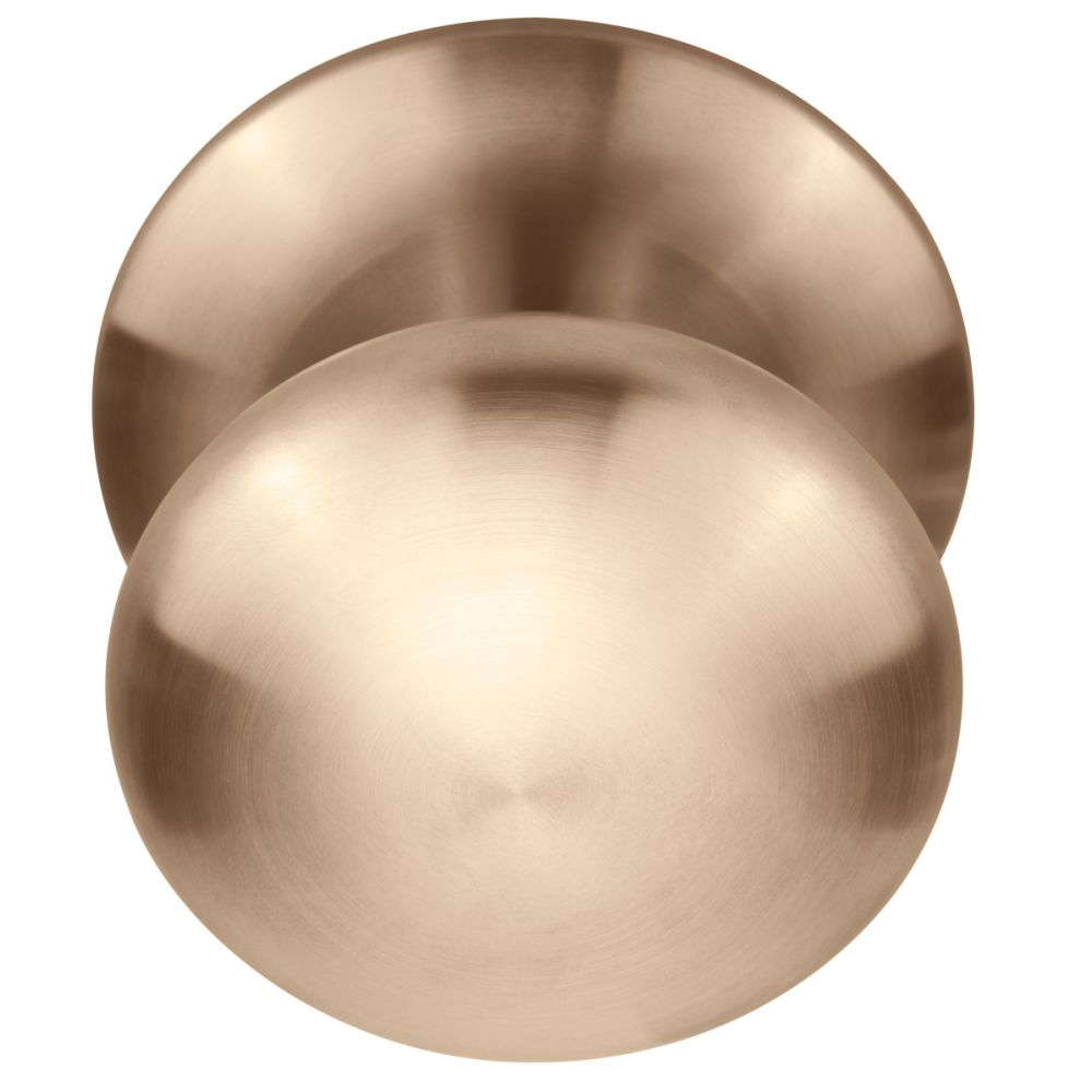 Formani Basics LB80V voordeurknop vast op rozet - PVD licht brons