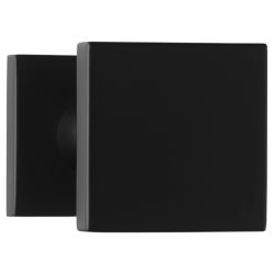 Formani Basics BSQ60V voordeurknop vast op rozet - mat zwart