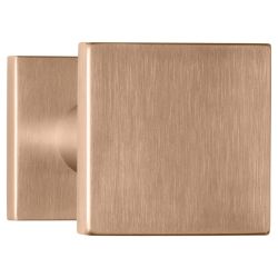 Formani Basics BSQ60V voordeurknop vast op rozet - PVD licht brons