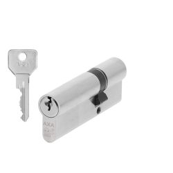 AXA Security SKG** dubbele veiligheidscilinder verlengd 30-55 mm - vernikkeld