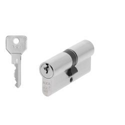 AXA Security SKG** dubbele veiligheidscilinder verlengd 35-35 mm - vernikkeld