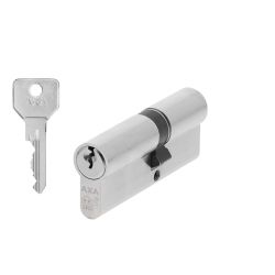 AXA Security SKG** dubbele veiligheidscilinder verlengd 35-45 mm - vernikkeld
