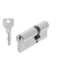 AXA Security SKG** dubbele veiligheidscilinder verlengd 35-50 mm - vernikkeld