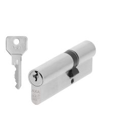 AXA Security SKG** dubbele veiligheidscilinder verlengd 35-55 mm - vernikkeld