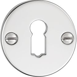 Sleutelplaatje TIMELESS MSN50 rond - glans nikkel