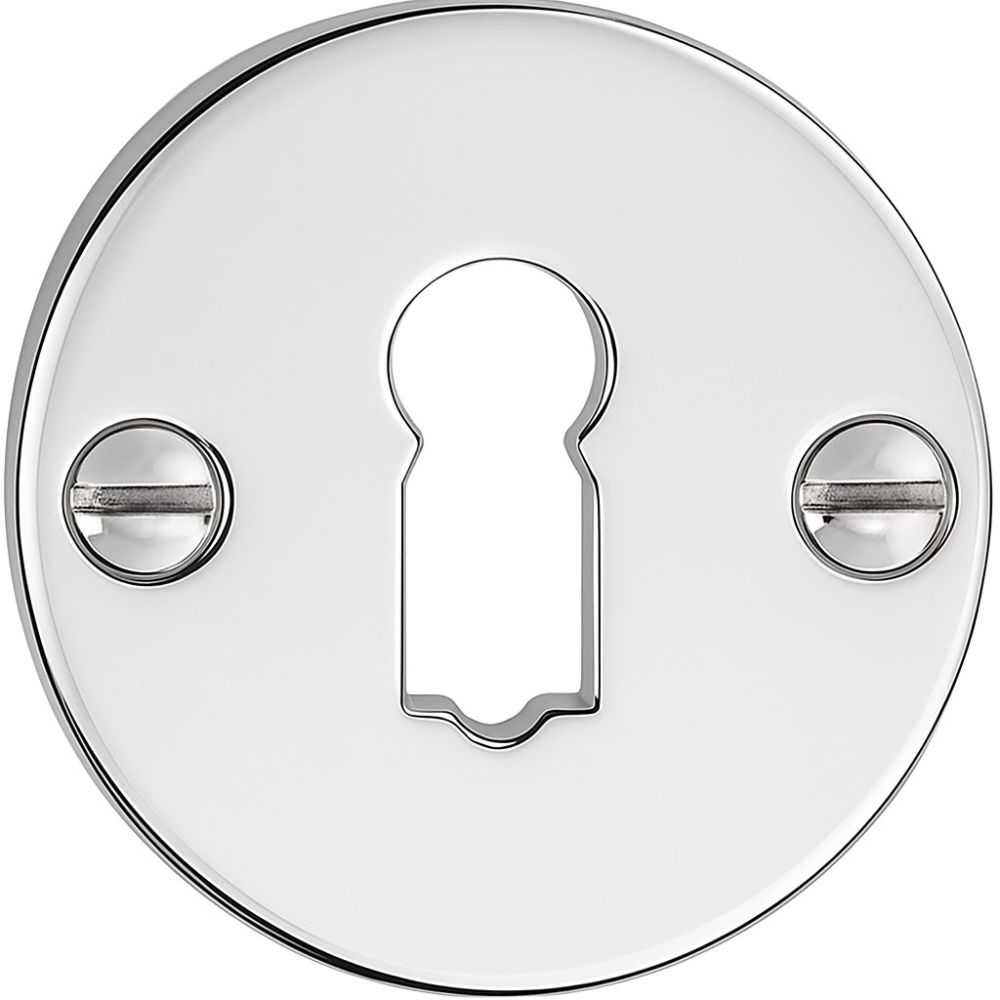 Sleutelplaatje TIMELESS MSN50 rond - glans nikkel
