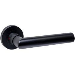 Intersteel Sicura deurkruk met blokkeermechanisme Prolock op rozet - zwart