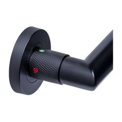 Intersteel Sicura deurkruk met blokkermechanisme Prolock op rozet - zwart