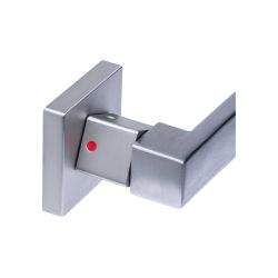 Intersteel Cunera deurkruk met blokkeermechanisme Prolock op vierkant rozet - RVS