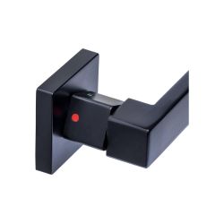 Intersteel Cunera deurkruk met blokkermechanisme Prolock op vierkant rozet - zwart