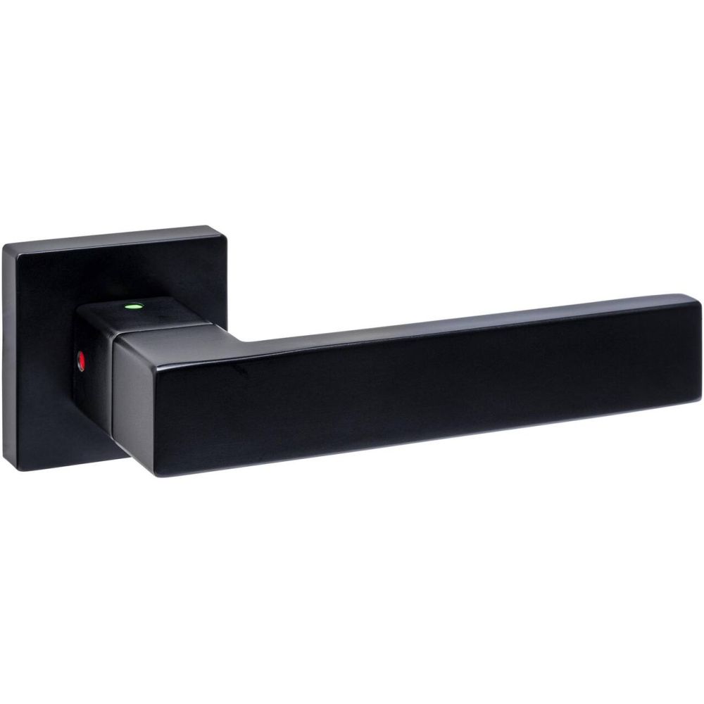 Intersteel Cunera deurkruk met blokkermechanisme Prolock op vierkant rozet - zwart