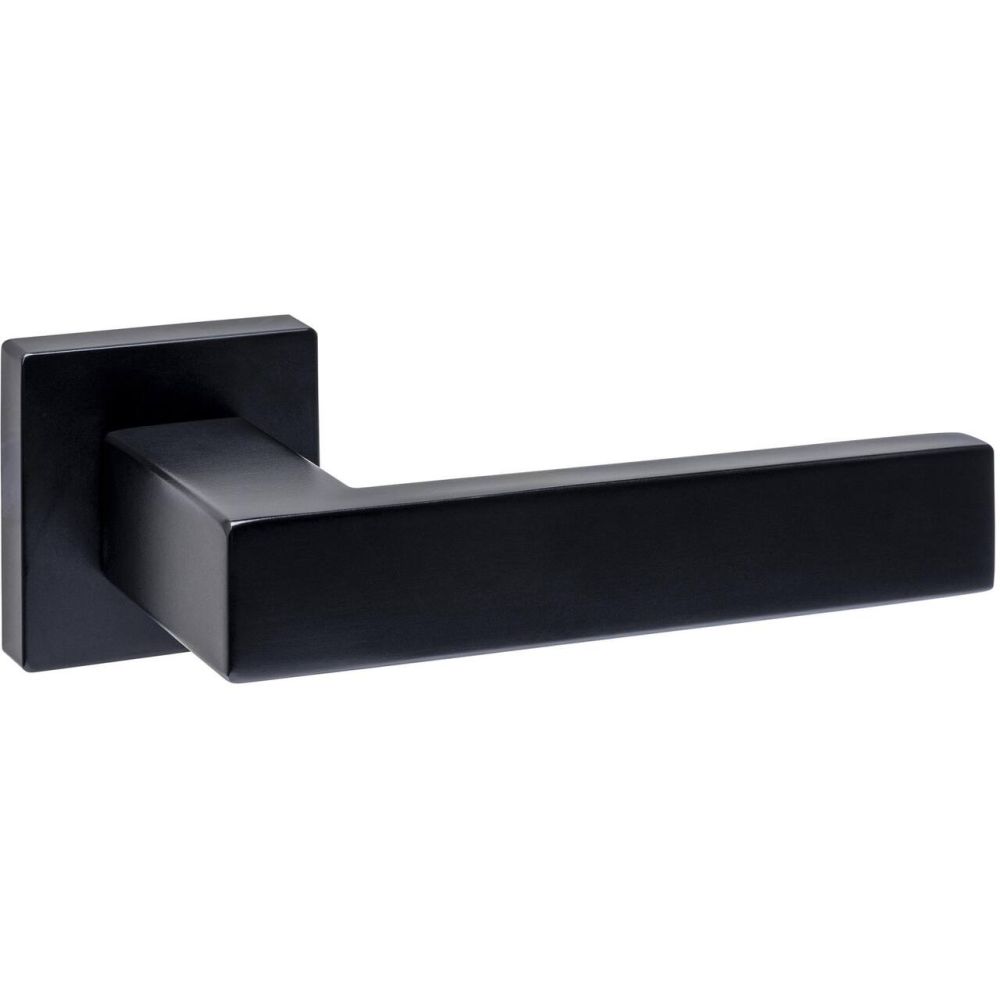 Intersteel Cunera deurkruk op vierkant rozet - zwart