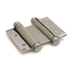 Bommer scharnier dubbelwerkend 30/100 mm deurdikte 25-30 mm - vernikkeld