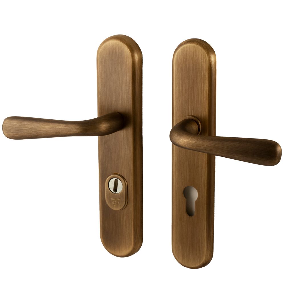 Kira SKG3 achterdeurset PC72 SKG3 met kerntrekbeveiliging - mat brons