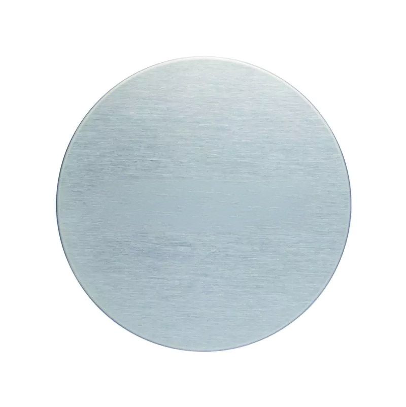 Novioproducts Pictogram blanco zelfklevend rond RVS