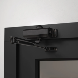 AXA 7505 compact deurdranger met schaararm sluitkracht 2 - zwart