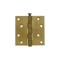 Intersteel kogellagerscharnier recht 3.5" (89x89x2,5mm) - PVD messing mat