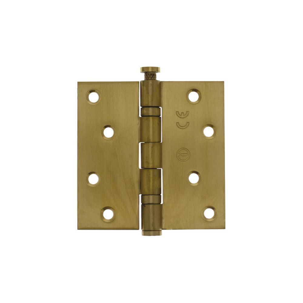 Intersteel kogellagerscharnier recht 3.5" (89x89x2,5mm) - PVD messing mat
