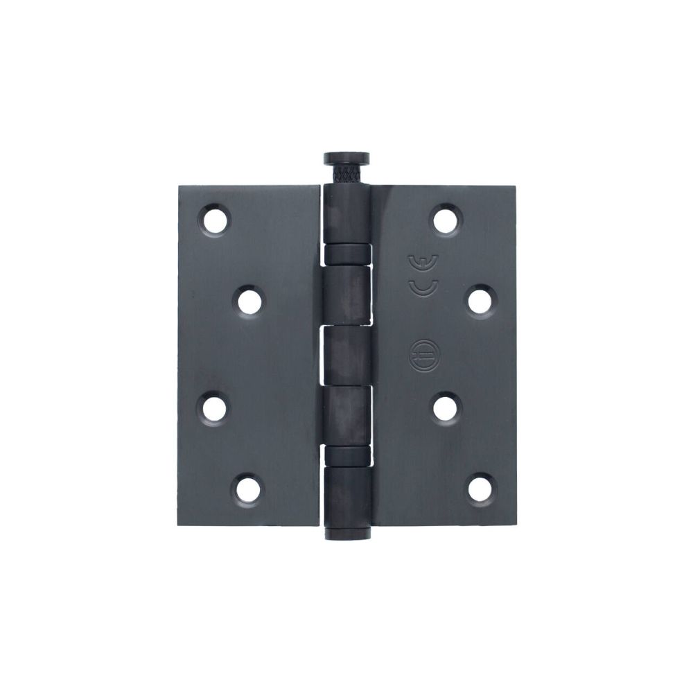 Intersteel kogellagerscharnier recht 3.5" (89x89x2,5mm) - PVD antraciet