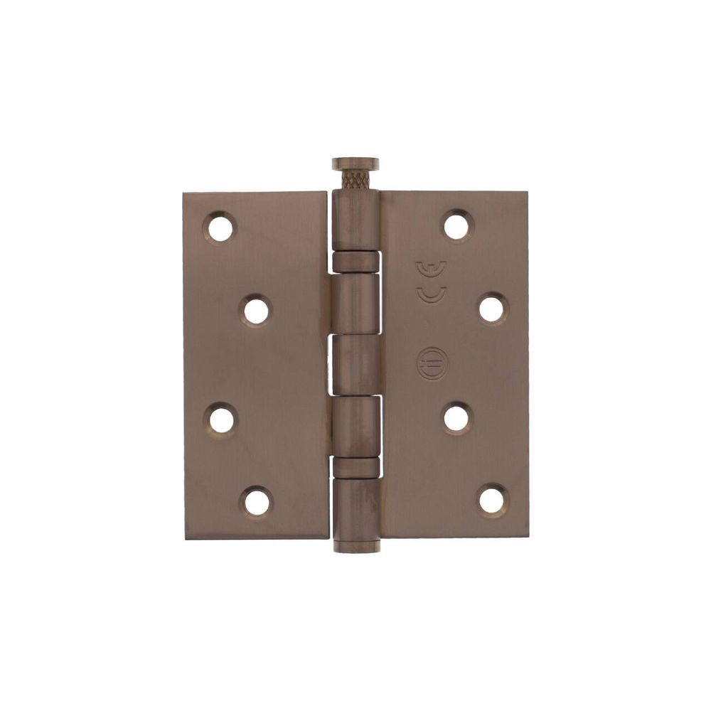 Intersteel kogellagerscharnier recht 3.5" (89x89x2,5mm) - PVD brons