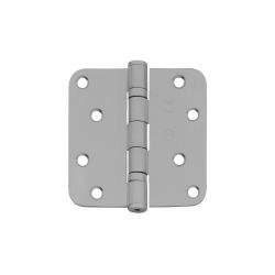 Intersteel kogellagerscharnier afgerond 3.5" (89x89x2,5mm) CE - RVS