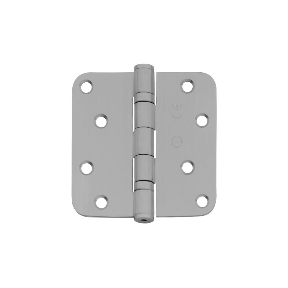 Intersteel kogellagerscharnier afgerond 3.5" (89x89x2,5mm) CE - RVS