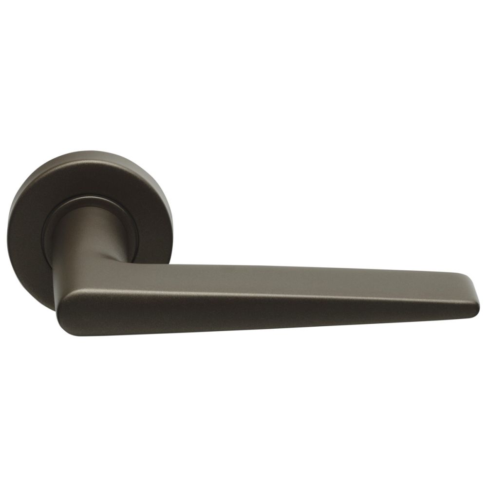 Formani Basics LB21H gatdeel links deurkruk geveerd op rozet - brons