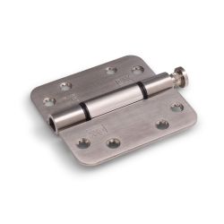 Glijlagerscharnier DIN rechts 89x89x3mm afgerond - RVS