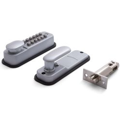 Mechanisch codeslot opbouw met inbouw grendel