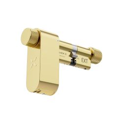 Black X Smart Lock 35/35mm-45/45mm, elektronische cilinder - messing