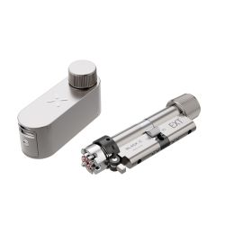 Black X Smart Lock 35/35mm-45/45mm, elektronische cilinder - mat nikkel