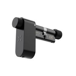 Black X Smart Lock 35/35mm-45/45mm, elektronische cilinder - zwart