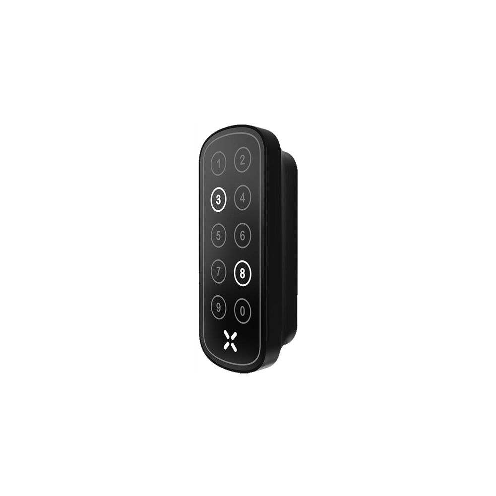 Black X codepaneel ovaal 100x42 mm voor Smart Lock - zwart