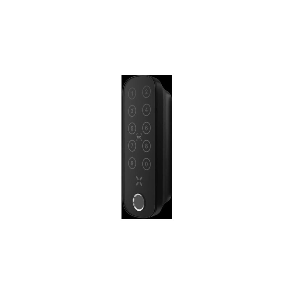 Black X codepaneel+ met vingerafdruk ovaal 138x42 mm voor Smart Lock - zwart