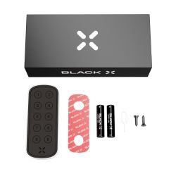 Black X codepaneel ovaal 100x42 mm voor Smart Lock - wit