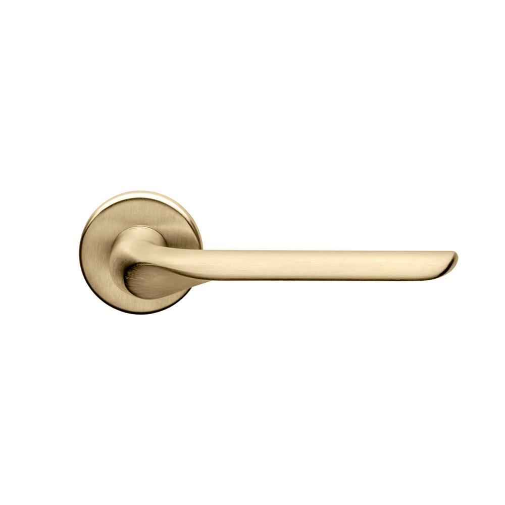 DND Chop deurkruk op rond rozet VIS - satin gold