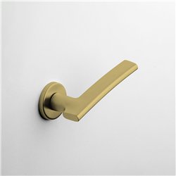 DND San deurkruk op rond rozet VIS - satin gold