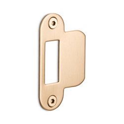 Formani Basics LBSPA-SFC sluitplaat afgerond tbv loopdeurslot - PVD licht brons