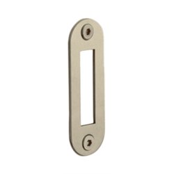 Formani Basics LBSPA-K sluitplaat afgerond tbv kastdeurslot - PVD champagne
