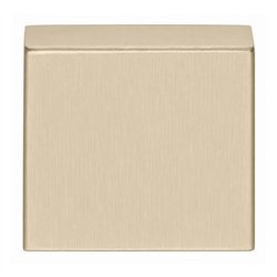 Formani Basics BSQB53 blind afdekplaatje vierkant - PVD champagne