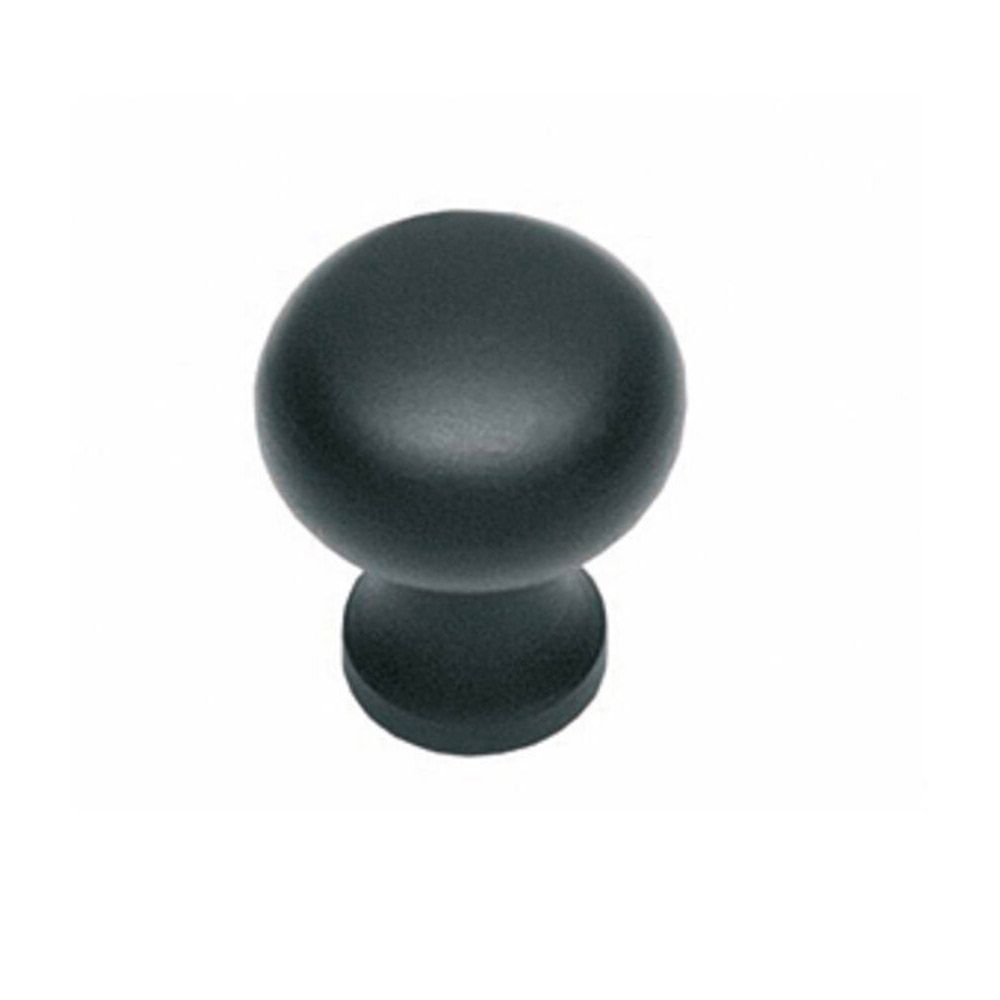 Intersteel Meubelknop Paddenstoel ø25mm - smeedijzer zwart