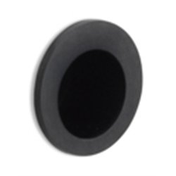 Formani Basics LB29 inbouwkom fingertip kopse kant deur te verlijmen - PVD mat zwart/PVD gunmetal