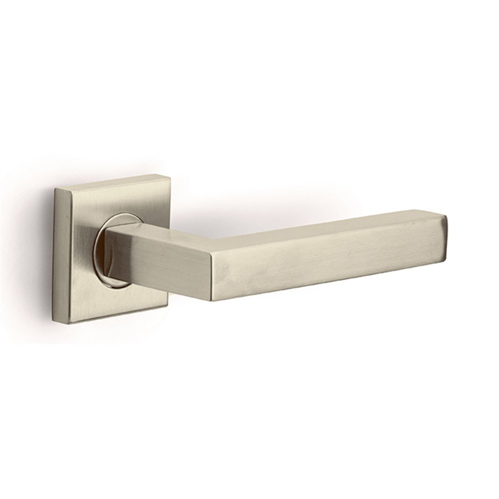 Formani Basics BSQ1-G deurkruk geveerd op vierkant rozet - PVD champagne