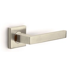 Formani Basics BSQ2-G deurkruk geveerd op vierkant rozet - PVD champagne