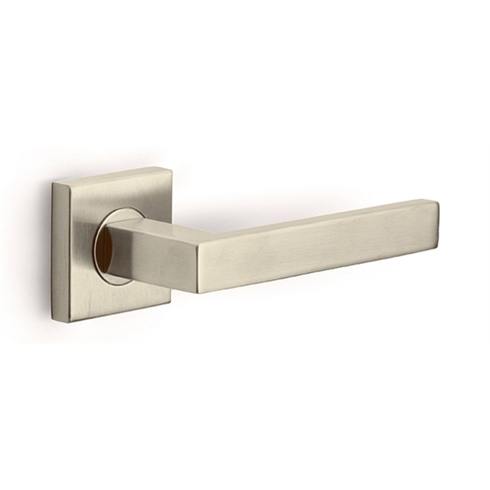 Formani Basics BSQ2-G deurkruk geveerd op vierkant rozet - PVD champagne