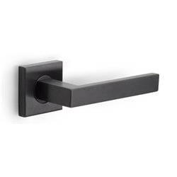 Formani Basics BSQ2-G deurkruk geveerd op vierkant rozet - PVD gunmetal