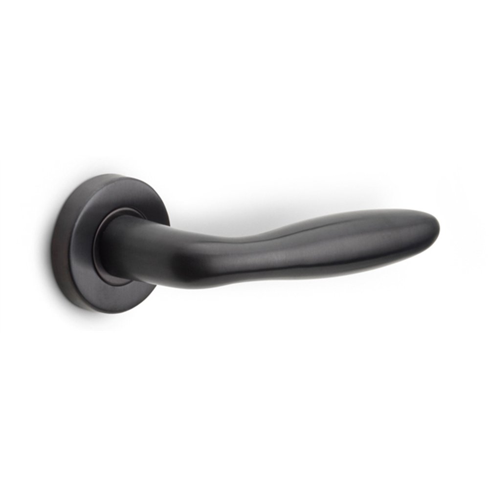 Formani Basics LB18H deurkruk geveerd op rozet - PVD gunmetal